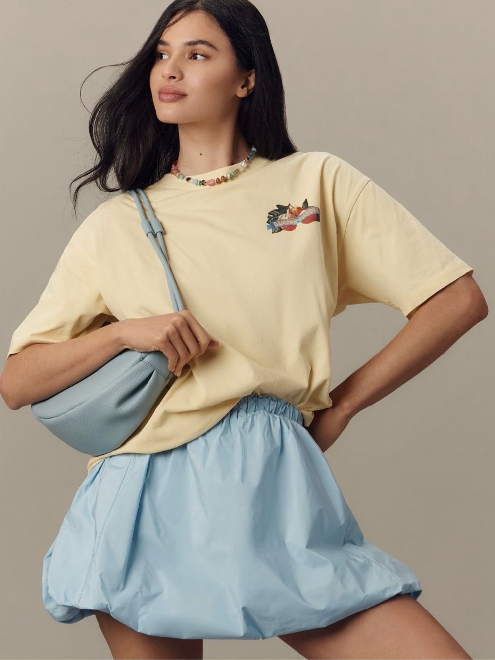 Damson Madder Pale Yellow Graphic Tee